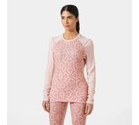 Helly Hansen Lifa® Merino Midweight Graphic Long-sleeve Crew Base Layer Mujer Rosa XS XS