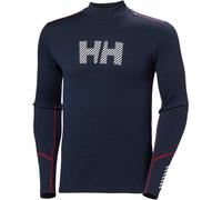 Helly-Hansen - Lifa Merino Midweight Logo Navy de Lana - Talla M - Azul marino Azul marino M