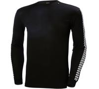 HELLY HANSEN Lifa Stripe Crew - Hombre - Negro - talla M- modelo 2027