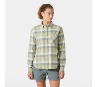 Helly Hansen Lokka Organic Flannel Long Sleeve Shirt Mujer Verde XL