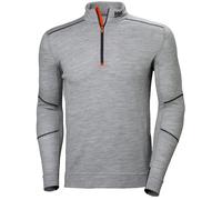 Helly Hansen Longsleeve 75107 Hh Lifa Merino Half Zip 930 Grey Melange XXL