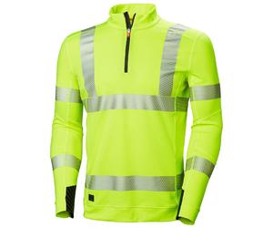 Helly Hansen Longsleeve 75110 Hh Lifa Active Hi Vis Media Cremallera 360 Amarillo S
