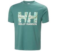 Helly Hansen Core Graphic T 2.0 - Camiseta para Hombre, Color Verde, Talla M