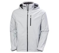 Helly Hansen Men's Crew Hooded Jacket 2.0, Grey Fog, M