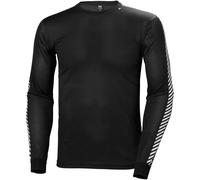 Helly Hansen Men's HH LIFA Stripe Long-Sleeve Crew Black 3XL Ropa base de barco