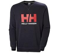 Helly Hansen Men's HH Logo Crew Sweat, Navy, S