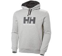Helly Hansen Mens HH Logo Hoodie, M, Grey Melange