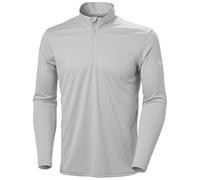 Helly Hansen HH Tech ½ Zip 2.0 para Hombre, 853 Gris Niebla, S, 853 Gris Niebla, S