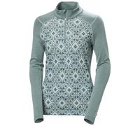 Helly Hansen Women's Lifa Merino Midweight Graphic 1/2 Zip Cactus Star S Ropa interior térmica