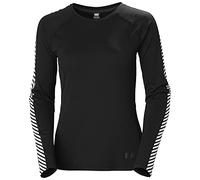 Camiseta Helly Hansen Lifa Active Stripe Crew Mujer Negro S EU