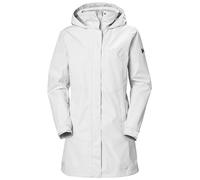 Helly Hansen Mujer Chubasquero Largo Aden, Blanco, XL