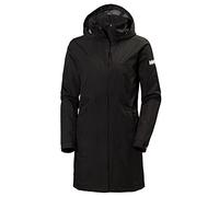 Helly Hansen Mujer Chubasquero Largo Aden, Negro, L