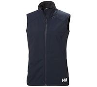 Helly Hansen Mujeres Chaleco Softshell W Paramount, Azul Marino, XL