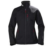 Helly Hansen Mujeres Chaqueta de capa intermedia W Crew, Negro, S