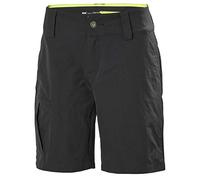 Helly Hansen Mujer Pantalón Corto Cargo Secado Rápido, 29, Ébano
