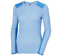 Helly Hansen Mujeres Tripulación de peso mediano W Lifa Merino, Azul Brillante, L