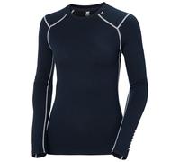 Helly Hansen Mujeres Tripulación de peso mediano W Lifa Merino, Azul Marino, XL