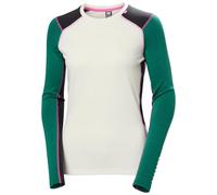 Helly Hansen Mujeres Tripulación de Peso Mediano W LIFA Merino, Esmeralda, XL