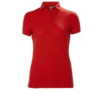Helly Hansen Mujer Polo Crewline, L, Rojo