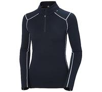 Helly Hansen Mujeres W Lifa Merino Midw 1/2 Zip, Azul Marino, L