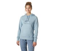 Helly Hansen W Nord Graphic - Sudadera con Capucha para Mujer, Color Azul Viento, Talla XL, Azul Viento, XL