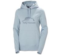 Helly Hansen W Nord Graphic - Sudadera con Capucha para Mujer, Color Azul Viento, Talla XL, Azul Viento, XL