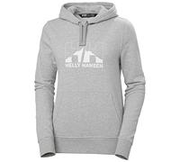 Helly Hansen Mujer Sudadera Nord Gráfica Con Capucha, XS, Gris Melange