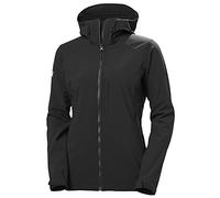 Helly Hansen Mujeres W Paramount Hood Softshell Jkt, Negro, S