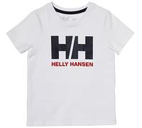 Helly Hansen Niño Unisex Camiseta HH Logo, 6, Blanco
