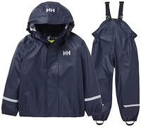 Helly Hansen Niños Unisex K Bergen 2.0 PU Set de Lluvia, Azul Marino, 4