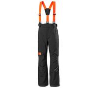 Helly-Hansen No Limits 2.0 - Pantalones de esquí unisex impermeables aislados para niños, transpirables, ropa de nieve, 991 negro - 14