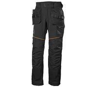 Helly Hansen Pantalones Jefes, Black, D100-Waist 37", Inside Leg 30.5" Unisex Adulto