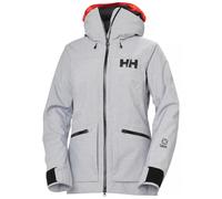 Helly Hansen Powderqueen 3.0, chaqueta de esquí, mujer, gris claro 42(XL) Grey Melange