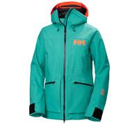 Helly Hansen Powderqueen 3.0, chaqueta de esquí, mujer, verde 38(M) Signal Green