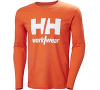 Helly-Hansen Ropa de Trabajo para Hombre con Logotipo clásico, Manga Larga, 290 Naranja Oscuro, 2XL