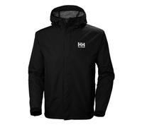 Helly Hansen Chaqueta Impermeable Seven J, Hombre, Negro, 2XL