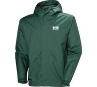 Helly Hansen Seven J, chubasquero, hombre, verde oscuro S(48) Jungle Green