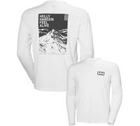 Helly-Hansen - Skog Graphic Ls Tee White - Talla XL - Blanco Blanco XL