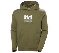 Helly Hansen Sudadera con Capucha Core Graphic, Verde, S para Hombre