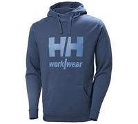 Helly-Hansen Sudadera con capucha para hombre con logotipo clásico, Mezcla de acero profundo 570, 4X-Large