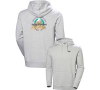 Helly-Hansen - Sudaderas - Core Graphic Hoodie Grey Melange - Talla L - Gris Gris L