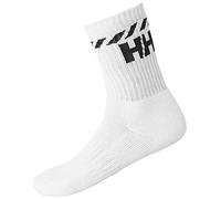 Helly Hansen Unisex Calcetín deportivo de algodón 3Pk, Blanco, 42-44