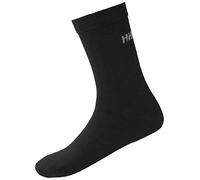 Helly Hansen Unisex Calcetín Diario 3PK, 36-38, Negro