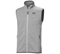Helly Hansen Varde - Chaleco de forro polar estándar para hombre 2.0, gris niebla 853