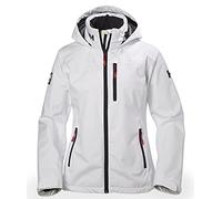 Helly Hansen W Crew Hooded Jacket Chaqueta, Blanco, XL Mujer
