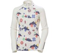 HELLY HANSEN W Lifa Merino Midw Gra 1/2 Zip - Mujer - Blanco / Multicolor - talla XS- modelo 2026
