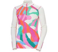 Helly-Hansen W LIFA Merino Midw Gra 1/2 Zip Capa de Base, 014 Off White Jpb AOP, M para Mujer