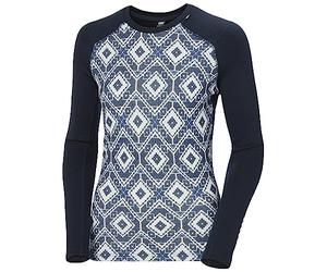 Helly Hansen W LIFA Merino Midw Gra Crew Chaqueta de Capa Base Mujer (Pack de 1)