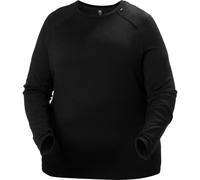 HELLY HANSEN W Lifa Merino Midweight Crew Plus - Mujer - Negro - talla 2X- modelo 2026