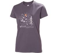 HELLY HANSEN W Massif Graphic T-shirt - Mujer - Violeta - talla XS- modelo 2025